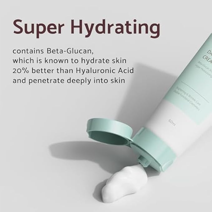 iUNIK BETA GLUCAN DAILY MOISTURE CREAM 60ML WITH MAKEP:REM SAFE ME. RELIEF CLEANSING FOAM MINI | KOREAN SKIN CARE - Image 2